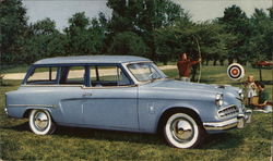 Studebaker 1954 Commander Regal Conestoga Station Wagon Postcard