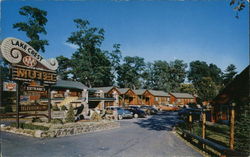 Lake Crest Motel & Cabins Postcard