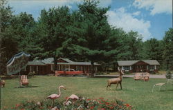 Lee's Motel & Cabins Postcard