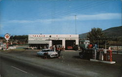 PIgeon's Texaco Service Station Postcard