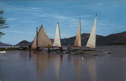 Ice-Boating Postcard