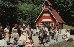 At Lake George, N.Y. We Visited Storytown U.S.A. Postcard