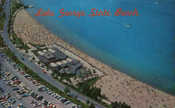 Lake George State Beach Postcard