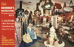 Bronner's Decorations - America's Largest Year-Round Display of Christmas Decorations Frankenmuth, MI Postcard Postcard Postcard