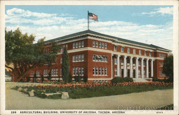 Agricultural Building at the University of Arizona Tucson, AZ Postcard