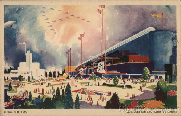 A Century of Progress 1933 Chicago World Fair Postcard