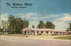 The Willows Motel California Postcard Postcard Postcard