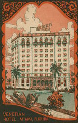 Venetian Hotel Miami, FL Postcard Postcard Postcard