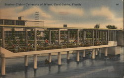 Student Club - University of Miami Postcard