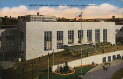 Bridge Terminal Building Postcard