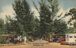 Bradenton Trailer Park Postcard