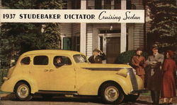 1937 Studebaker Dictator Cruising Sedan Postcard