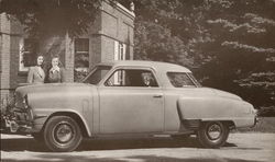 1947 Studebaker Champion DeLuxe or Regal DeLuxe, Five-Passenger Coupe Cars Postcard Postcard Postcard