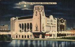 Mayfair Theatre by Moonlight Asbury Park, NJ Postcard Postcard Postcard