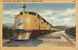 Union Pacific Streamliner "City of Los Angeles" Postcard