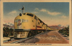 Union Pacific Streamliner Postcard