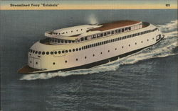 Streamlined Ferry " Kalakala" Postcard