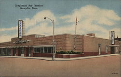 Greyhound Bus Terminal Postcard