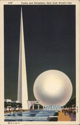 Trylon and Perisphere Postcard