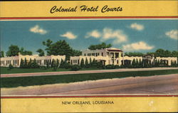 Colonial Hotel Courts New Orleans, LA Postcard Postcard Postcard