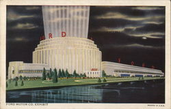 Ford Exposition Building Postcard