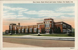 New Senior High School and Junior College Postcard