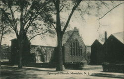 Black and White Picture of Episcopal Church Postcard