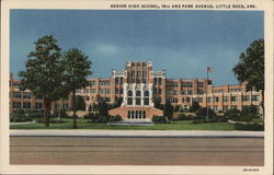 Senior High School, 14th and Park Avenue Little Rock, AR Postcard Postcard Postcard