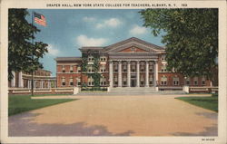 Draper Hall, New York State College for Teachers Postcard