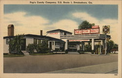 Pap's Candy Company, U.S. Route 1 Swainsboro, GA Postcard Postcard Postcard