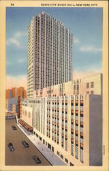 RADIO CITY MUSIC HALL Postcard