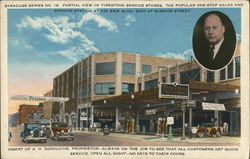 FIrestone Service Stores Postcard