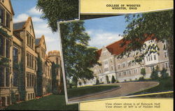 College of Wooster Postcard