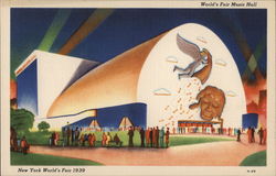 World's Fair Music Hall Postcard