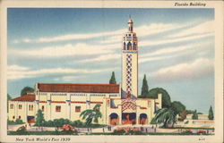 Florida Building 1939 NY World's Fair Postcard Postcard Postcard