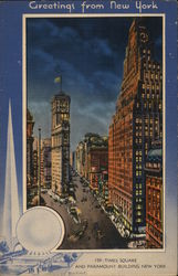 Greetings from New York Postcard