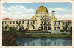 The Administration Building in Garfield Park Chicago, IL 1933 Chicago World Fair Postcard Postcard Postcard