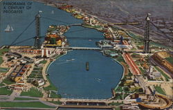 Panoramic View of Fair Grounds Postcard