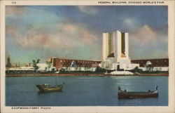 Federal Building 1933 Chicago World Fair Postcard Postcard Postcard