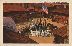 Fort Dearborn -The Parade Ground Postcard