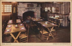 Interior of Ann Rutledge Inn Postcard