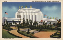 Ford Exposition Building Postcard