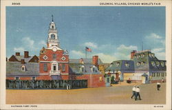 Colonial Village Postcard