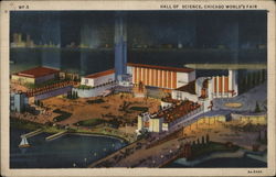 Hall of Science - Chicago World's Fair Illinois 1933 Chicago World Fair Postcard Postcard Postcard