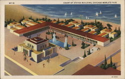 Court of States Building - Chicago World's Fair Postcard