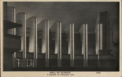 Hall of Science 1933 Chicago World Fair Postcard Postcard Postcard