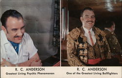 R. C. Anderson Psychic Bullfighter Postcard