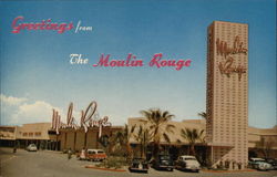 Greetings from the Moulin Rouge Las Vegas, NV Postcard Postcard Postcard