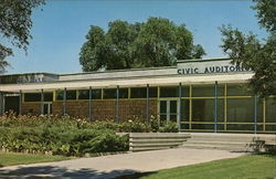 Civic Auditorium and City Hall Postcard