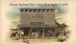 Chicago Railroad Fair- June 25 to October 2, 1949 Illinois Postcard Postcard Postcard